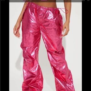 Fashion Nova Metallic pants